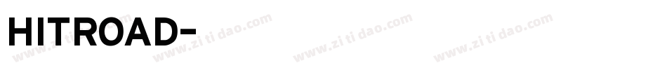 HITROAD字体转换