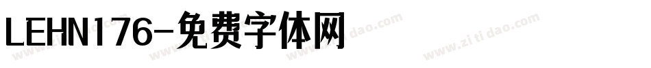 LEHN176字体转换