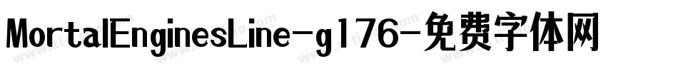 MortalEnginesLine-g176字体转换