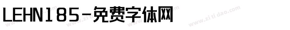 LEHN185字体转换
