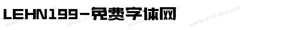 LEHN199字体转换