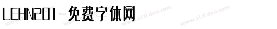 LEHN201字体转换