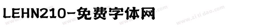 LEHN210字体转换