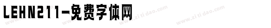 LEHN211字体转换