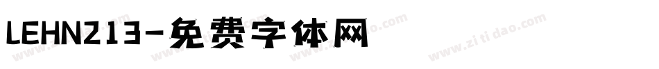 LEHN213字体转换