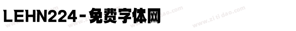 LEHN224字体转换