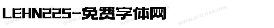 LEHN225字体转换