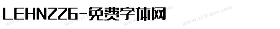 LEHN226字体转换
