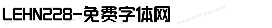LEHN228字体转换
