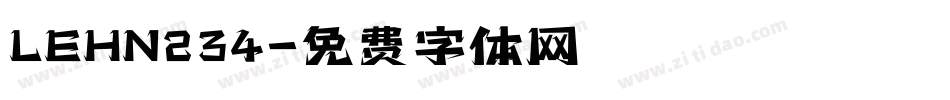 LEHN234字体转换