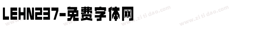 LEHN237字体转换