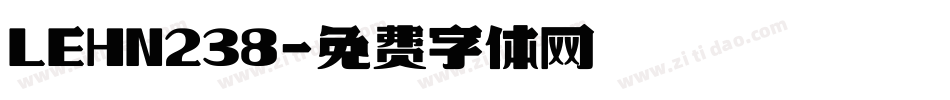 LEHN238字体转换