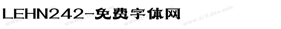 LEHN242字体转换
