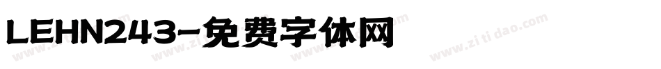 LEHN243字体转换