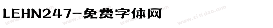 LEHN247字体转换