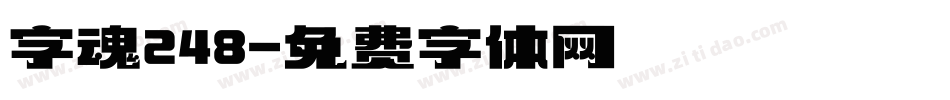 字魂248字体转换