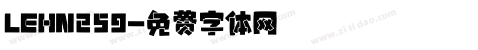 LEHN259字体转换