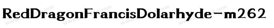 RedDragonFrancisDolarhyde-m262字体转换