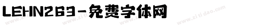 LEHN263字体转换