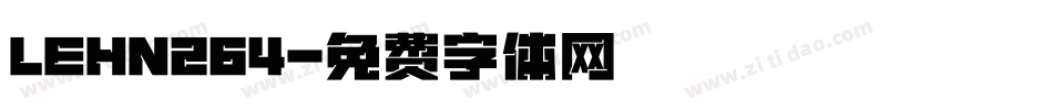LEHN264字体转换