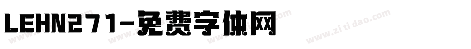 LEHN271字体转换