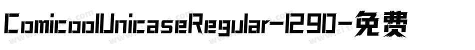 ComicoolUnicaseRegular-l290字体转换