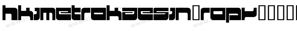 HkiMetrokaesin-R0pv字体转换