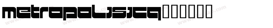 MetropolisICG字体转换