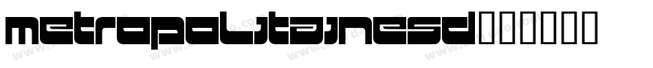 MetropolitainesD字体转换