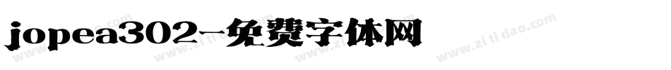 jopea302字体转换