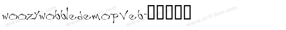 WoozyWobbleDemo-PvEB字体转换