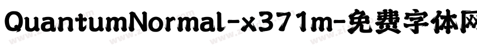 QuantumNormal-x371m字体转换