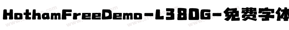 HothamFreeDemo-L380G字体转换