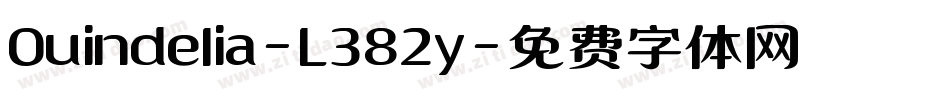 Quindelia-L382y字体转换