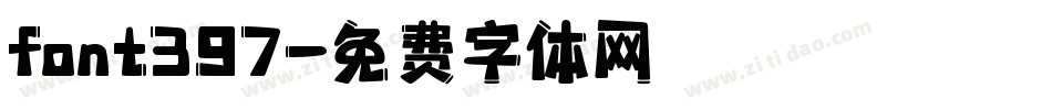 font397字体转换