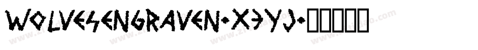WolvesEngraven-x3yj字体转换