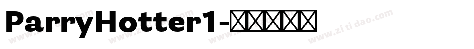 ParryHotter1字体转换