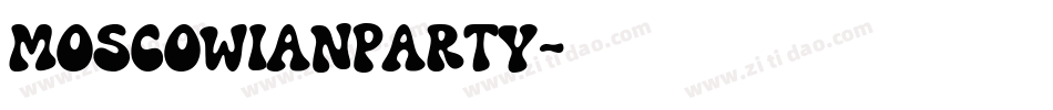 MoscowianParty字体转换