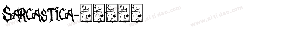 Sarcastica字体转换