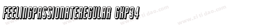 FeelingPassionateRegular-gxp34字体转换