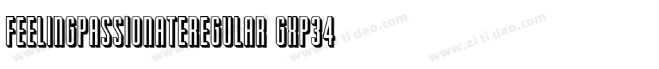 FeelingPassionateRegular-gxp34字体转换