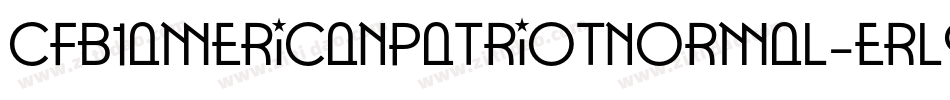 Cfb1AmericanPatriotNormal-ErL9字体转换