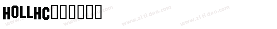 HOLLHC字体转换