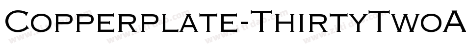 Copperplate-ThirtyTwoAB字体转换