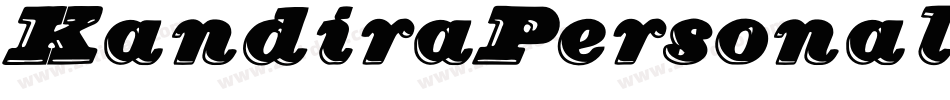 KandiraPersonalItalic-Rz7A字体转换