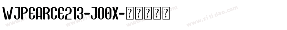 WjPearce213-JO0x字体转换