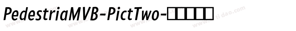 PedestriaMVB-PictTwo字体转换