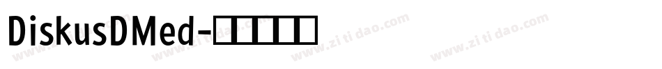DiskusDMed字体转换