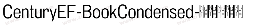 CenturyEF-BookCondensed字体转换