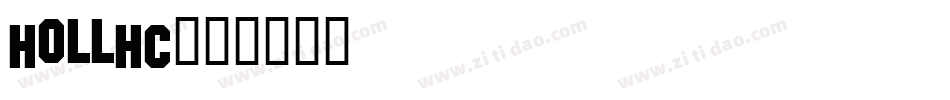 HOLLHC字体转换
